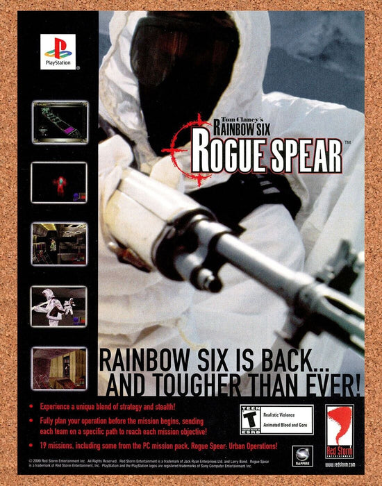 2003 Rainbow Six Rogue Spear PS1 Original Ad v5 - for just $17.99! 