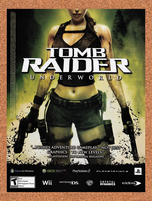 2009 Tomb Raider Underworld Xbox 360 Original Ad v1 - for just $17.99! 