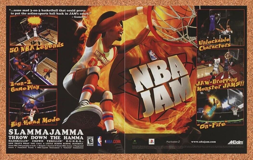 2005 NBA Jam PS2 Original Ad - for just $21.49! 