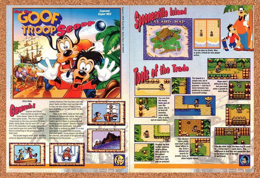 1993 Goof Troop SNES Gawrsh! Review Ad Original Ad v1 - for just $21.49! 