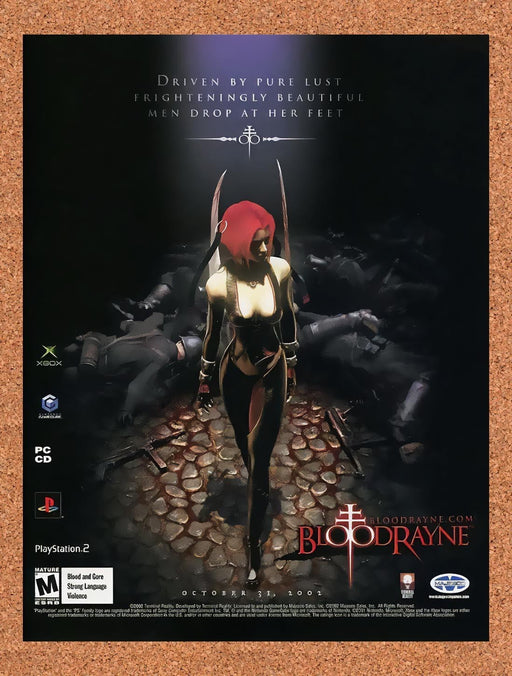 2001 Bloodrayne PS2 Original Ad v2 - for just $19.49! 