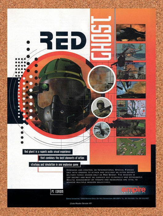 1995 Red Ghost PC Original Ad - for just $17.99! 