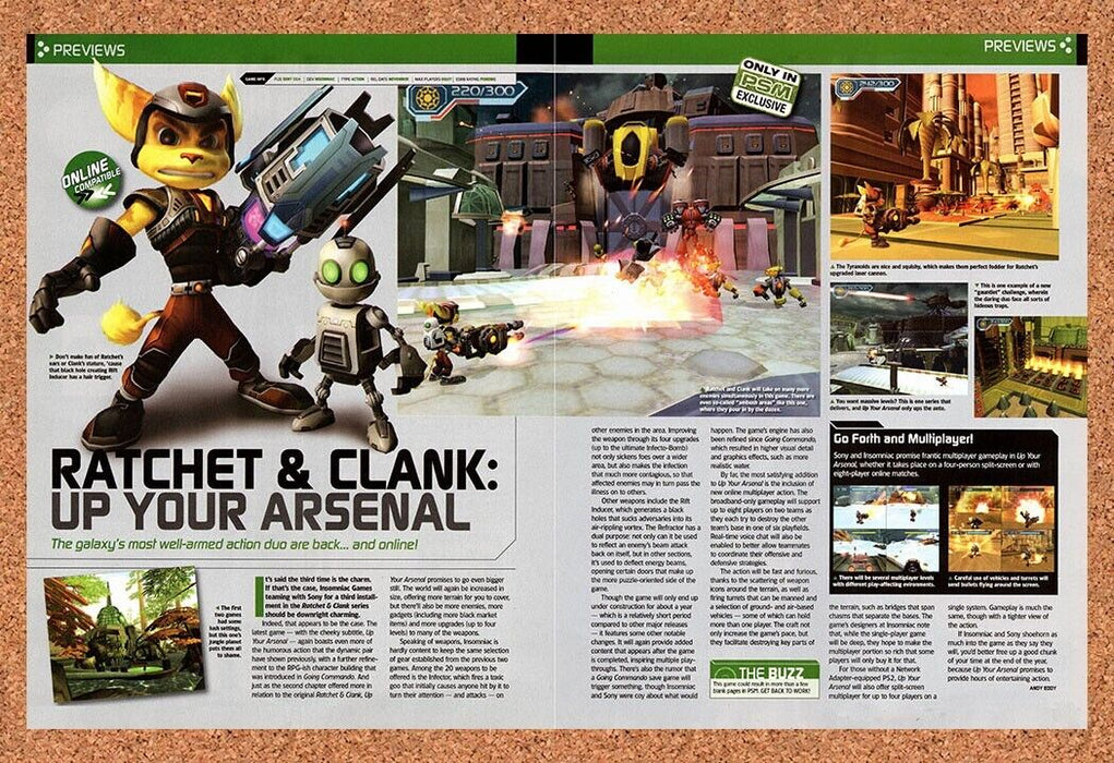 2004 Ratchet & Clank Up Your Arsenal PS2 Original Ad v3 - for just $21.49! 