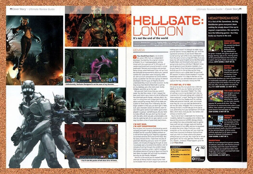 2008 Hellgate London PC Original Walkthrough Ad - for just $21.49! 