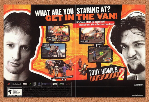 2004 Tony Hawk's Underground 2 PS2 Original Ad - for just $21.49! 