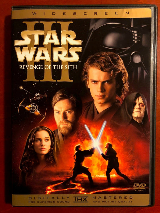 Star Wars Episode III - Revenge of the Sith (DVD, 2005, Widescreen) - L02 - for just $1.99! 