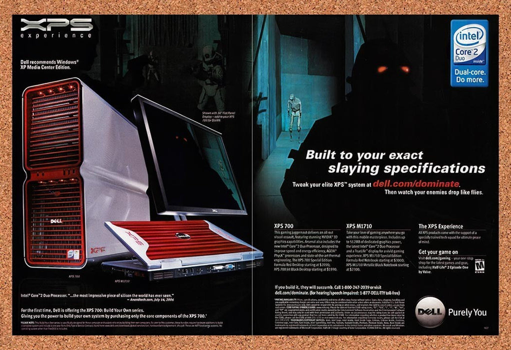2006 Half-Life 2 Dell XPS Original Advertisement v9 - for just $23.99! 