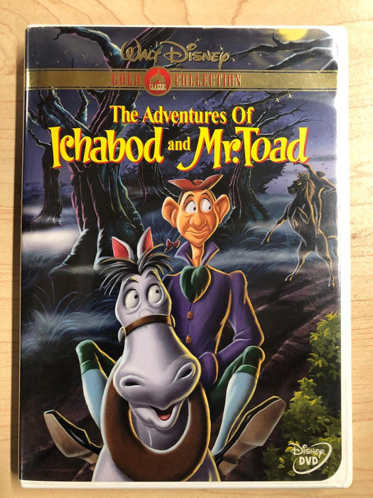 The Adventures of Ichabod and Mr. Toad (DVD, 1949, Disney, Gold Collec.) - L04 - for just $8.99! 