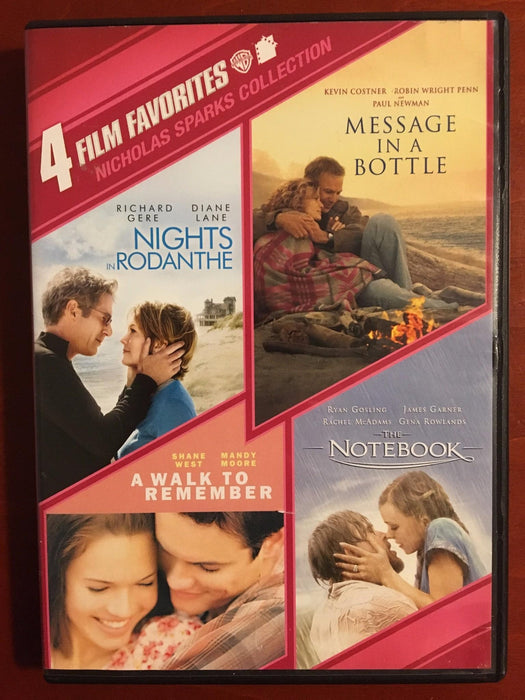 Nights in Rodanthe, Message in a Bottle, The Notebook,... (DVD, 4-Film) - K9 - for just $2.99! 