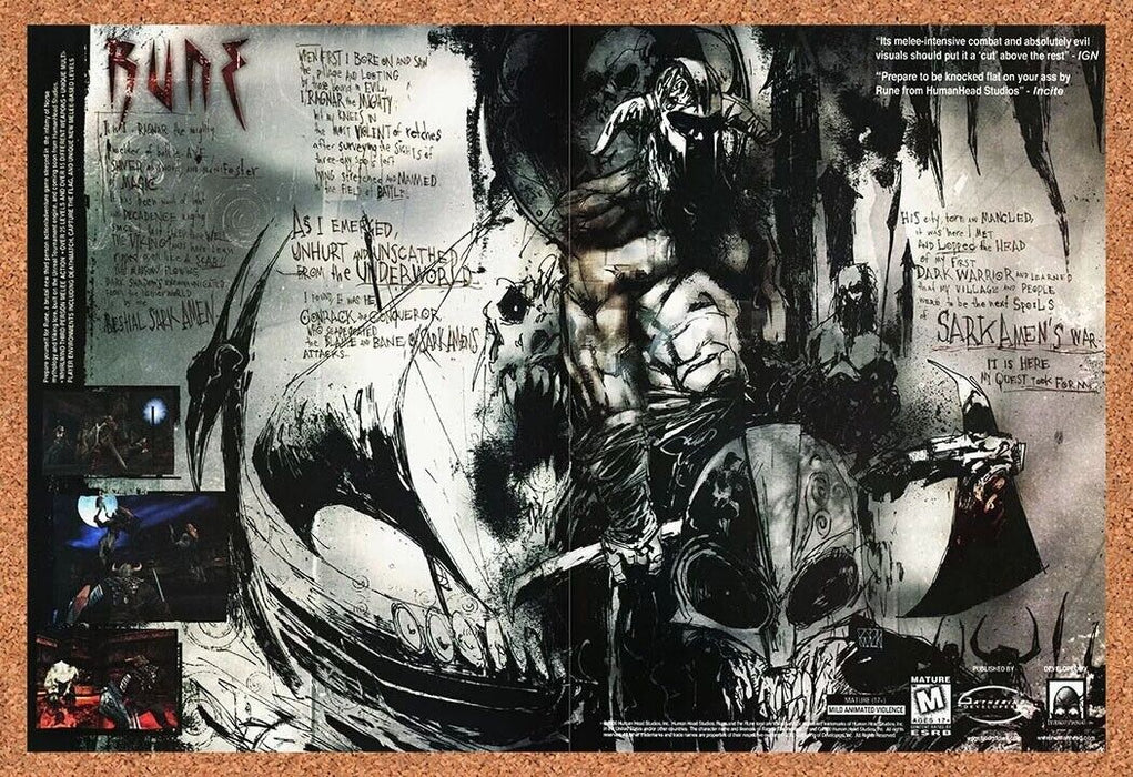 2002 Rune PC Original Ad - for just $21.49! 