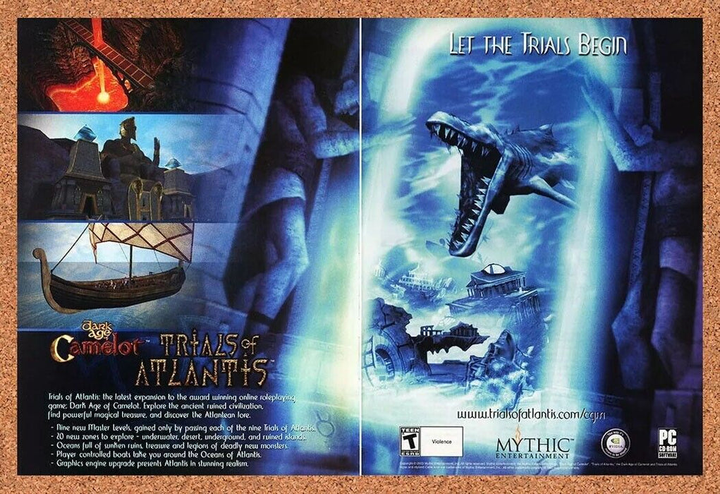 2006 Dark Age Of Camelot Trials Atlantis Original Ad v3 - for just $22.49! 