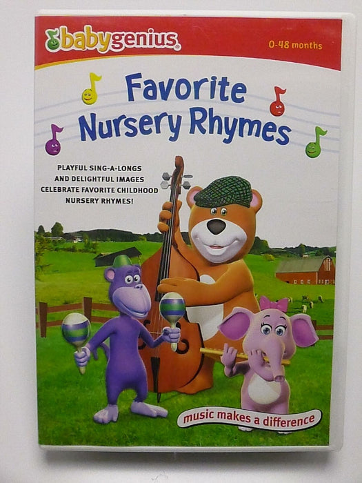 Baby Genius - Favorite Nursery Rhymes (DVD, 2006) - K9 - for just $1.99! 