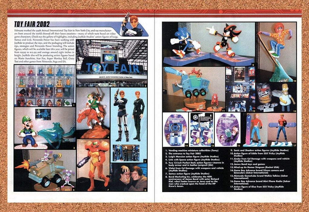 2003 Toy Fair Original Video Game Action Figures Ad - for just $21.49! 