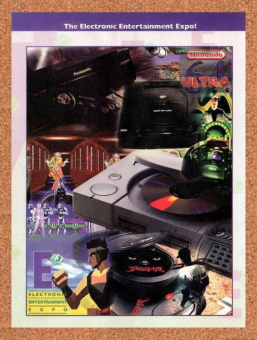 1996 Atari Jaguar Console E3 Expo Original Ad v9 - for just $17.99! 