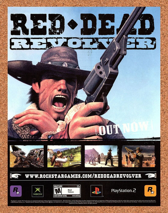 2004 Red Dead Revolver PS2 Original Ad - for just $17.99! 