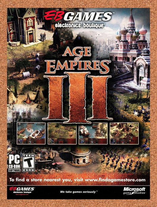 2006 Age Of Empires III EB Games Original Ad v3 - for just $19.49! 