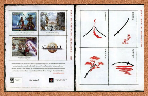 2007 Genji Dawn Of The Samurai PS2 Original Ad - for just $21.49! 