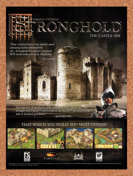 2001 Stronghold PC Original Ad v2 v1 - for just $17.99! 
