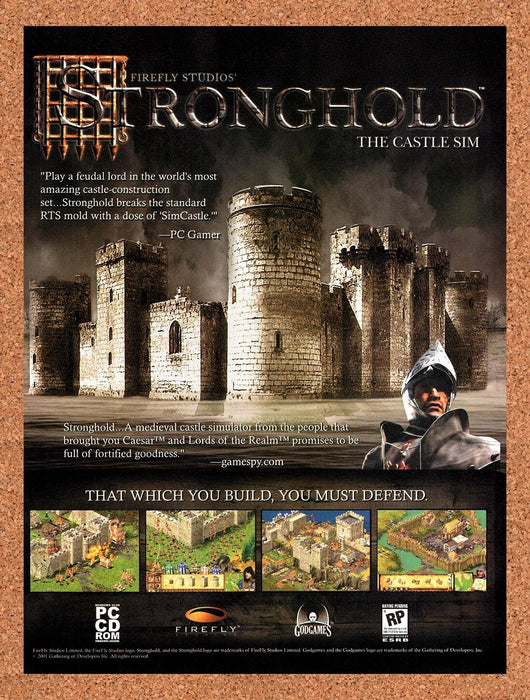2001 Stronghold PC Original Ad v2 v1 - for just $17.99! 