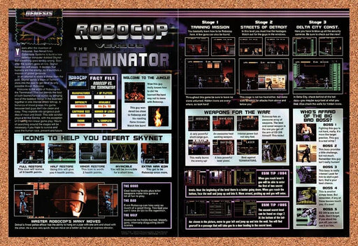 1993 Robocop Vs Terminator Genesis Original Ad v3 - for just $21.49! 