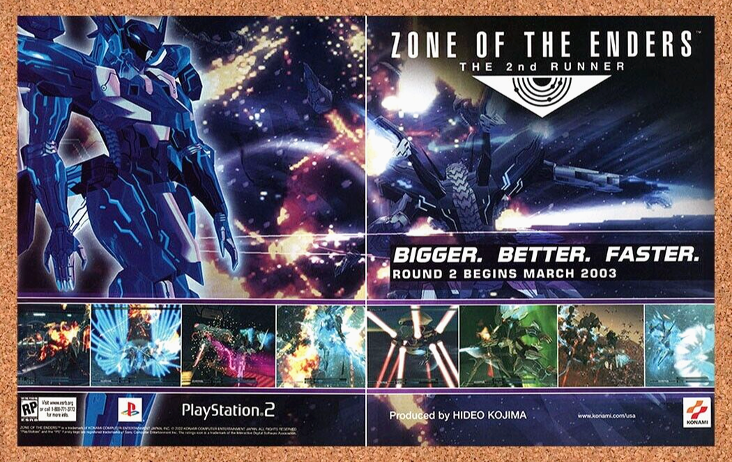 2004 Zone Of The Enders 2nd Runner PS2 Original Ad v1 - for just $21.49! 