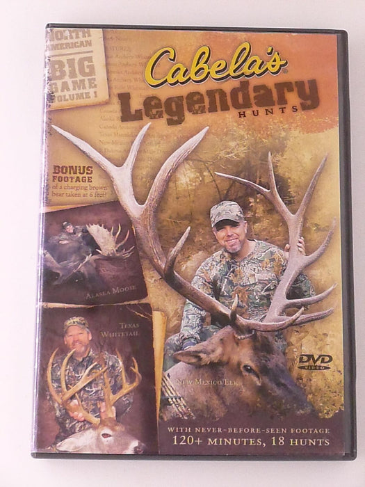 Cabelas Legendary Hunts (DVD, 18 Hunts) - J0319 - for just $2.50! 