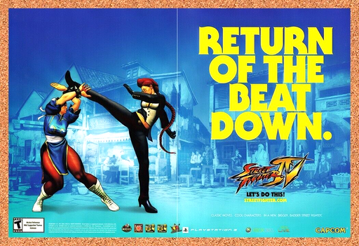 2009 Street Fighter 4 Xbox 360 Original Ad v2 - for just $18.69! 