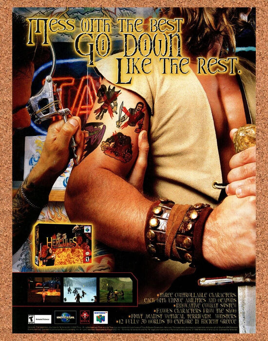 2003 Hercules N64 Original Ad - for just $17.99! 