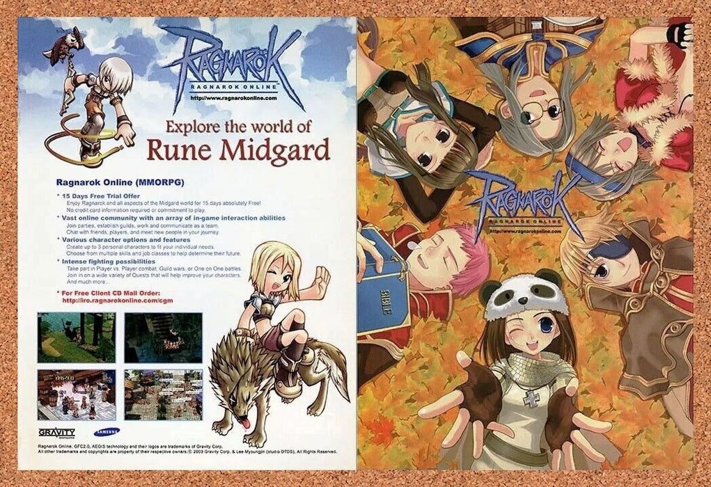 2006 Ragnarok Online PC Original Ad v1 - for just $22.49! 