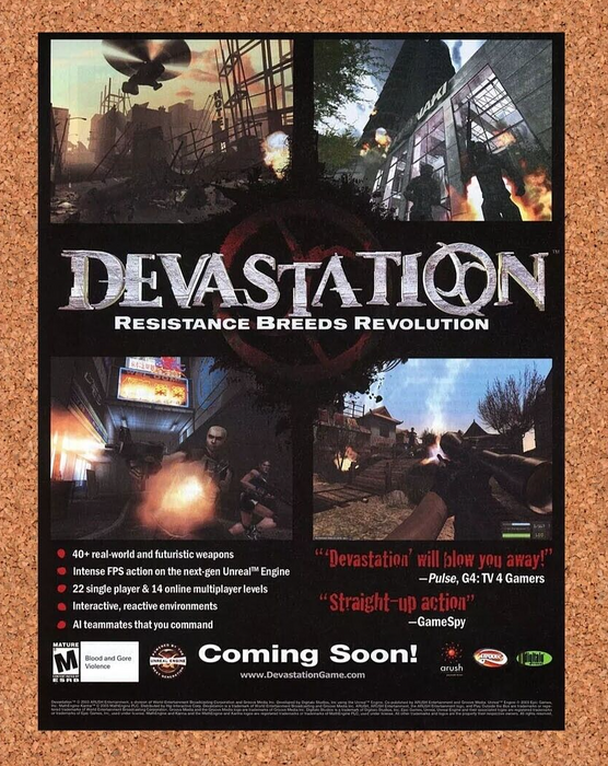 2005 Devastation PC Original Ad - for just $17.99! 