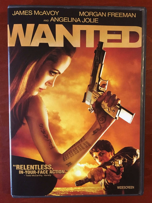 Wanted (DVD, 2008, Widescreen) - K0107 - for just $1.99! 
