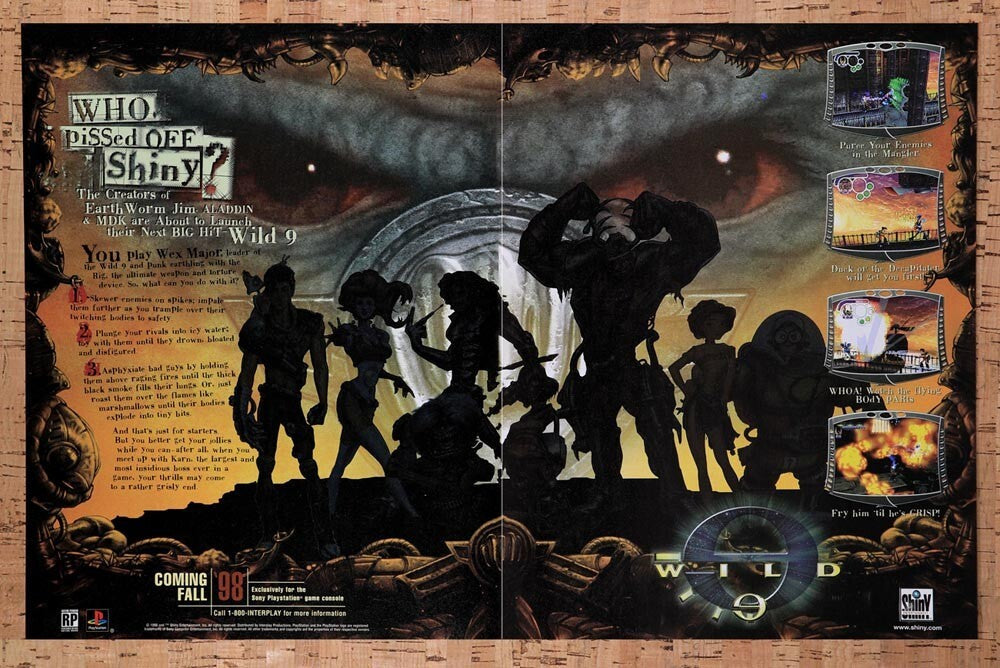 1998 Wild 9 PS1 Original Ad v2 - for just $21.49! 
