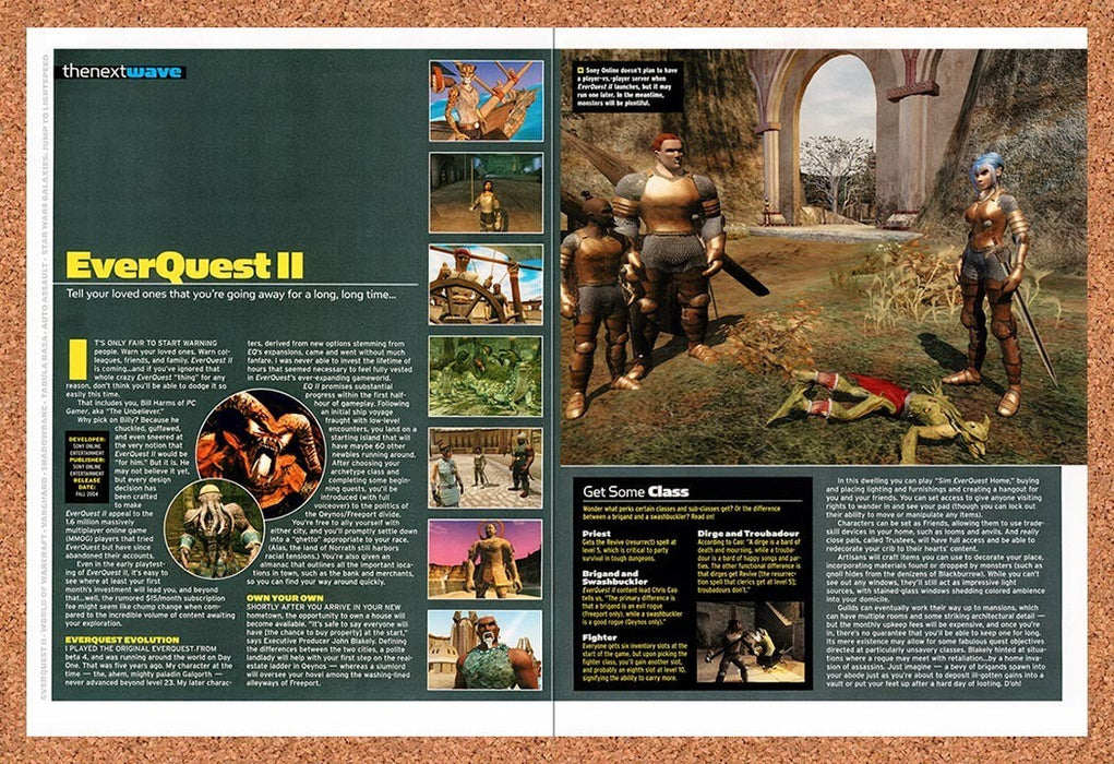 2004 EverQuest II PC Original Advertisement vr6 - for just $23.99! 