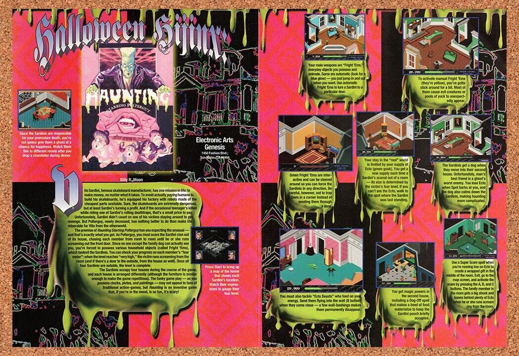 1993 Haunting Starring Polterguy Genesis Original Ad v3 - for just $21.49! 