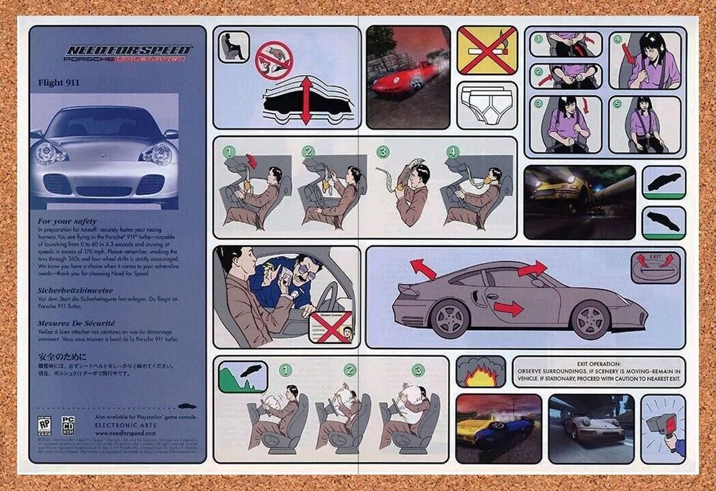 2002 Need For Speed Porsche Unleashed PC Original Ad - for just $21.49! 