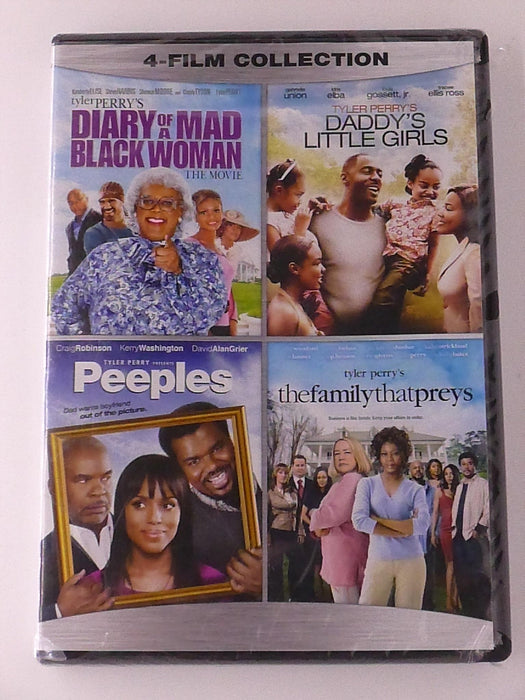 Tyler Perry - Diary of a Mad Black Woman, Peeples, Daddy.. (DVD, 4-film) - NEW24 - for just $3.99! 