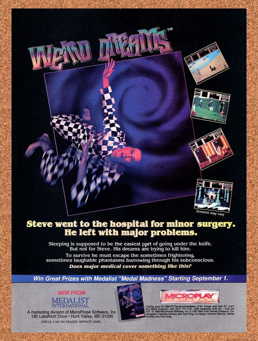 1989 Weird Dreams Tandy Original Ad v1 - for just $17.99! 