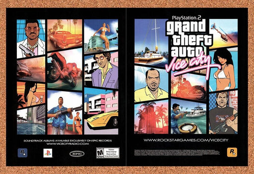 2004 Grand Theft Auto III Vice City PS2 Original Ad - for just $21.49! 