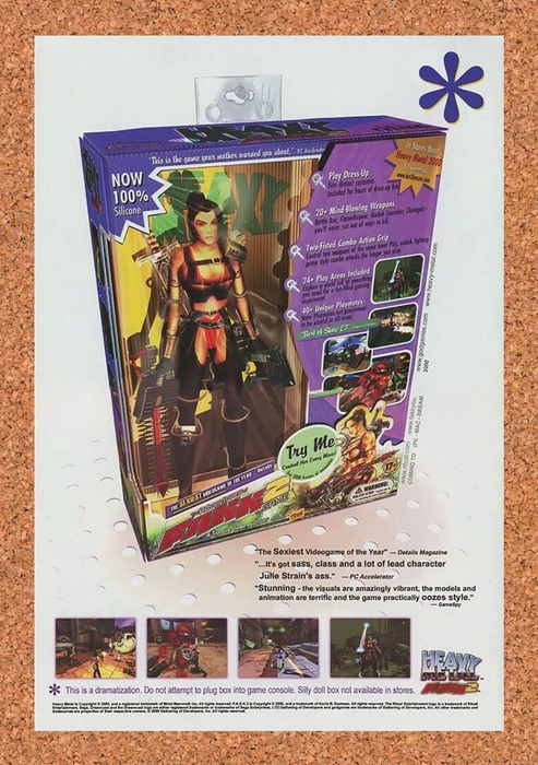 2002 Heavy Metal Fakk 2 PC Original Ad - for just $21.49! 