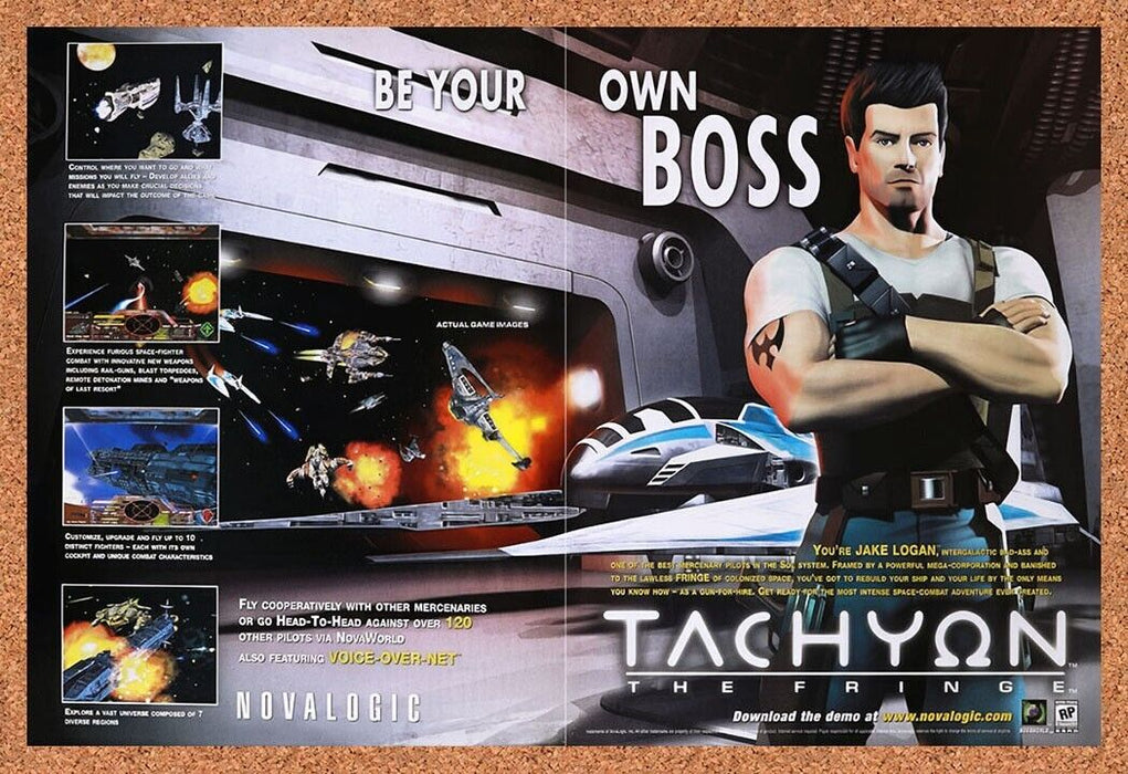 1999 Tachyon The Fringe PC Original Ad v2 - for just $21.49! 