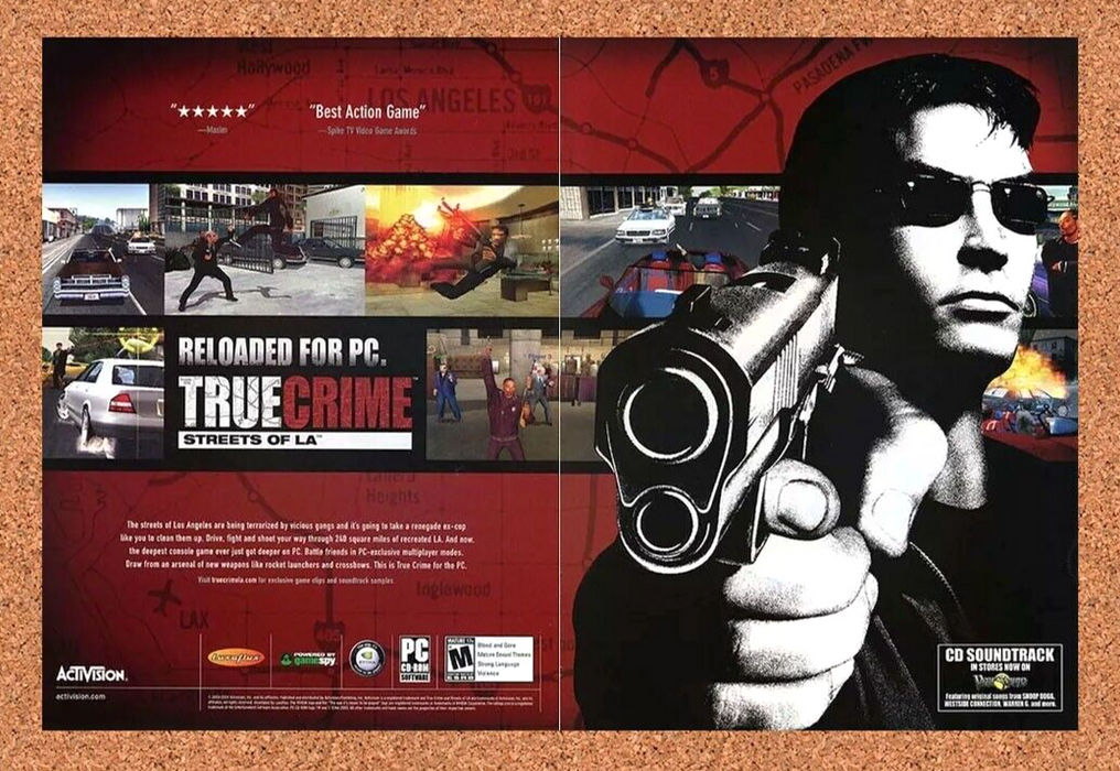 2006 True Crime Streets Of LA PC Original Ad - for just $22.49! 