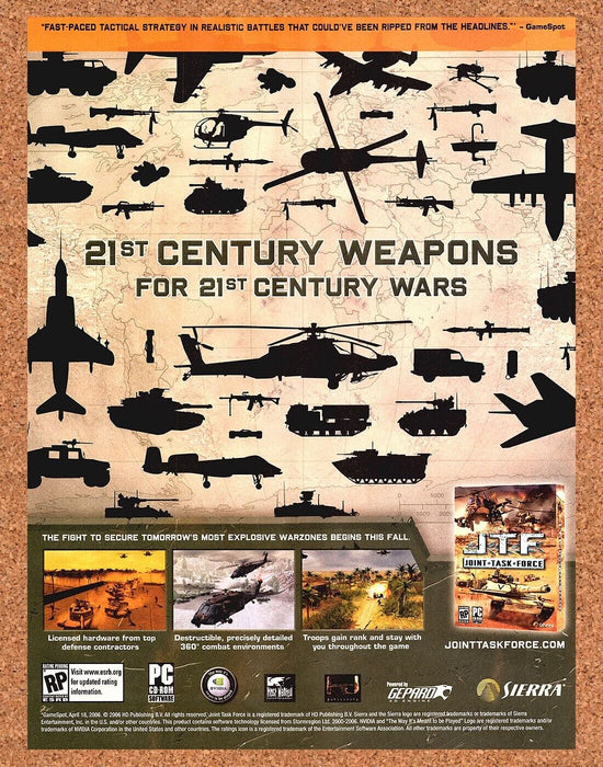 2006 JTF Joint Task Force PC Original Ad - for just $17.99! 