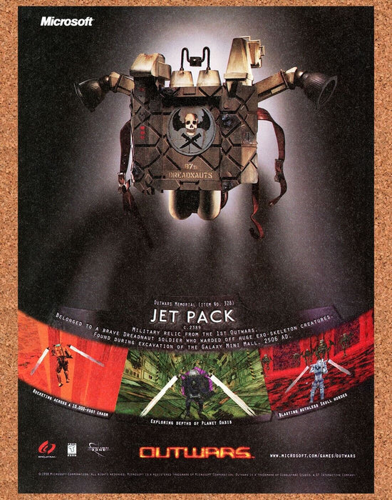 2000 Outwars PC Original Ad - for just $17.99! 