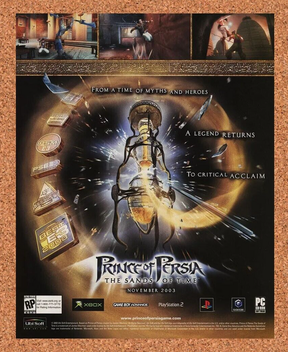 2005 Prince Of Persia Sands Of Time Xbox Original Ad - for just $17.99! 