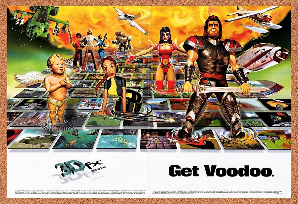 1998 Voodoo 3dfx Get Voodoo Original Advertisement vc2 - for just $22.99! 