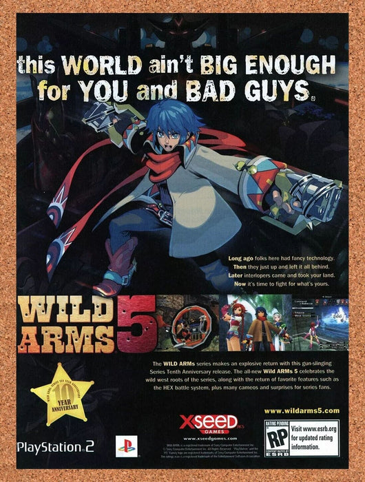 2007 Wild Arms 5 PS2 Original Ad v1 - for just $17.99! 