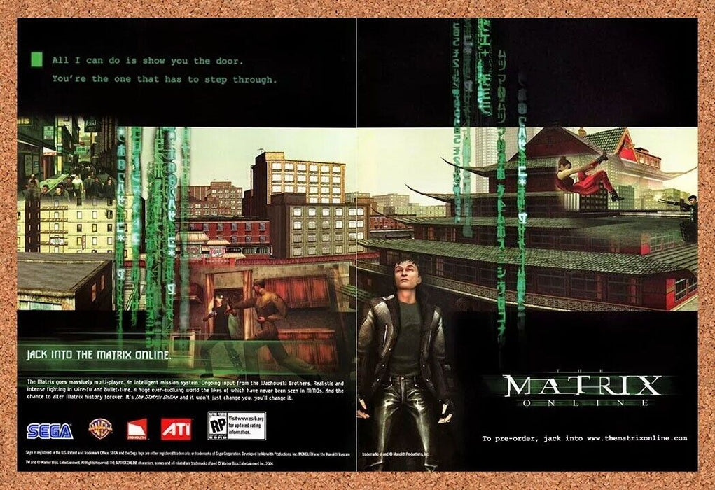 2006 The Matrix Online PC Original Ad - for just $22.49! 
