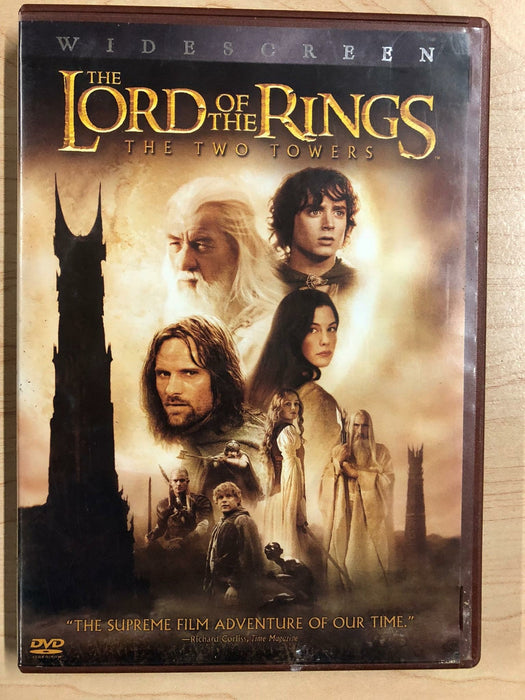 The Lord of the Rings - The Two Towers (DVD, 2002, Widescreen) - L02 - for just $1.99! 