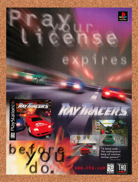 1998 Ray Tracers PS1 Original Ad v1 - for just $17.99! 
