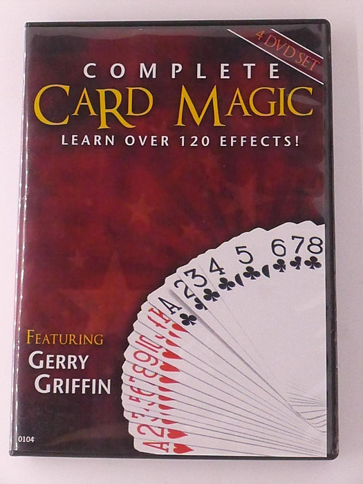 Complete Card Magic Learn over 120 Effects - Gerry Griffin (DVD, 4-disc) - K0428 - for just $9.99! 